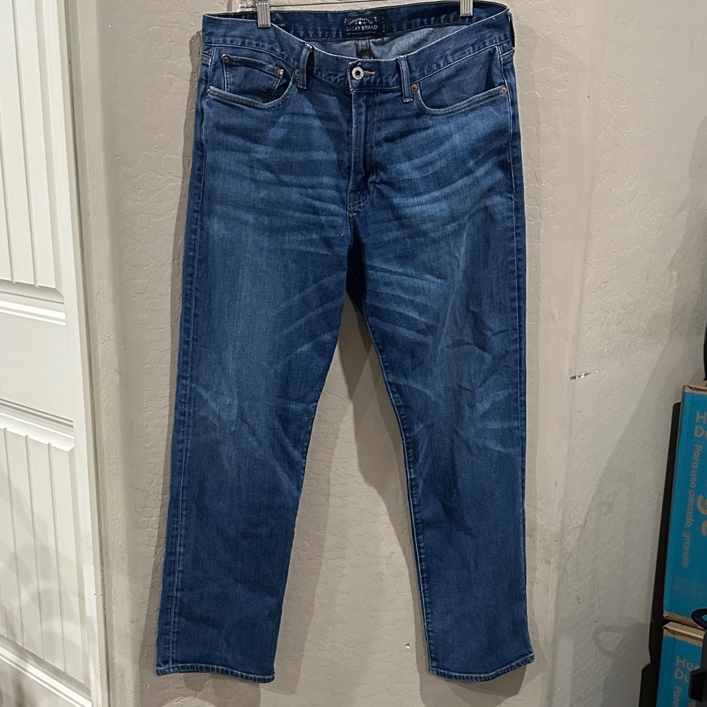 Lucky Brand Mens Denim Straight Jeans